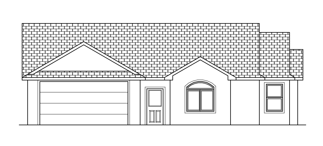 U1095-Bay Tide-front-elevation